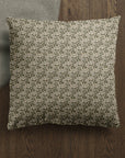 Serene Petals Pillow Cover | Vintage Floral Throw Cover: 22" x 22" / Printed Back