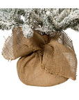 3'PRELIT WRM WHITE LED FLCK VAIL TREE