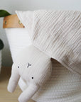 Natural Sand Bunny Lovey Blanket