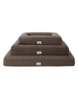 Boucle Dog Bed (Brown, Large)