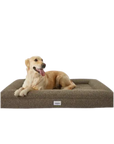 Boucle Dog Bed (Brown, Large)