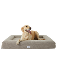 Boucle Dog Bed (Grey, Large)