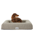 Boucle Dog Bed (Grey, Small)
