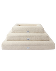 Boucle Dog Bed (White, Medium)