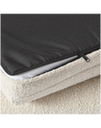 Boucle Dog Bed (White, Small)