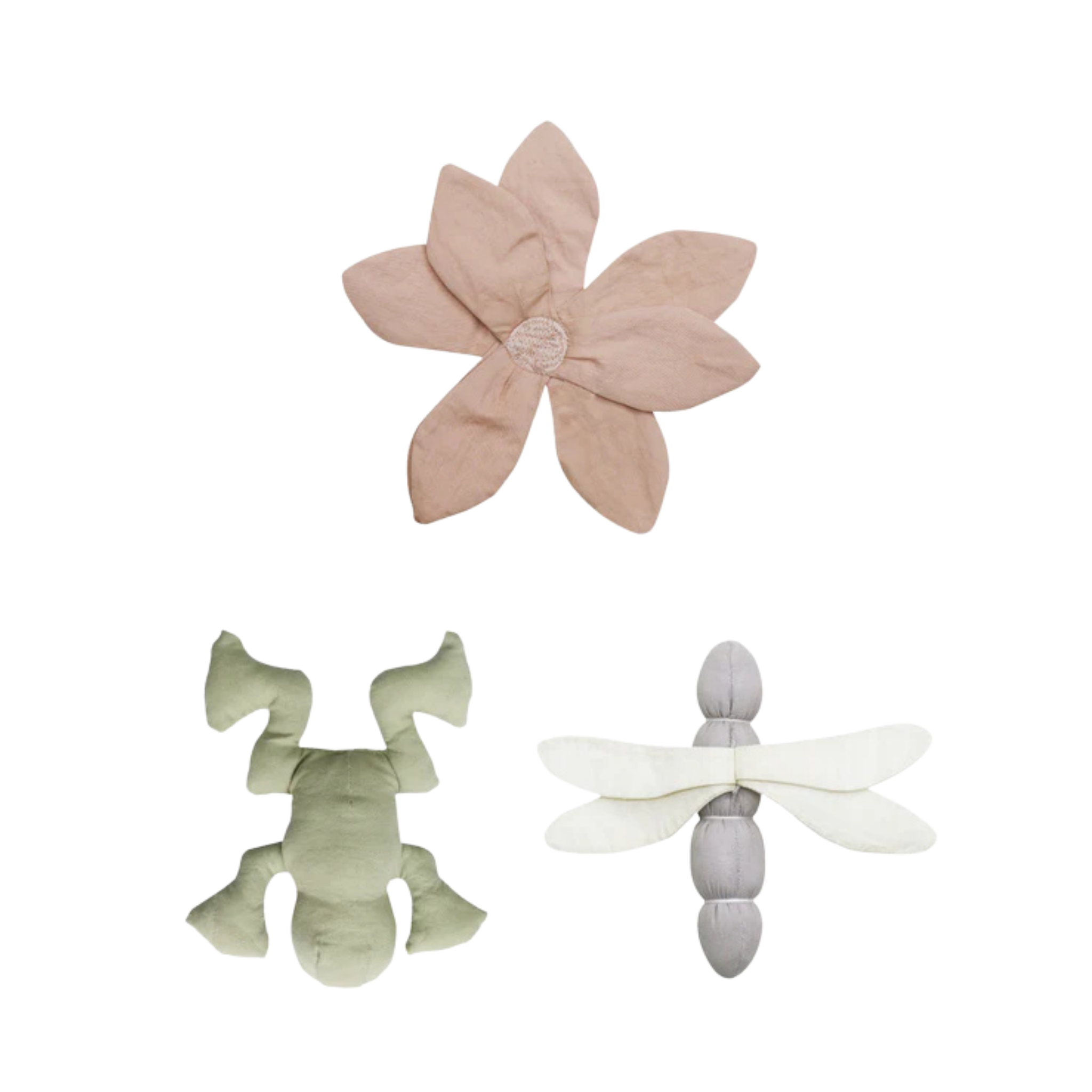 Set of 3 Crinkle and Rattle Toys