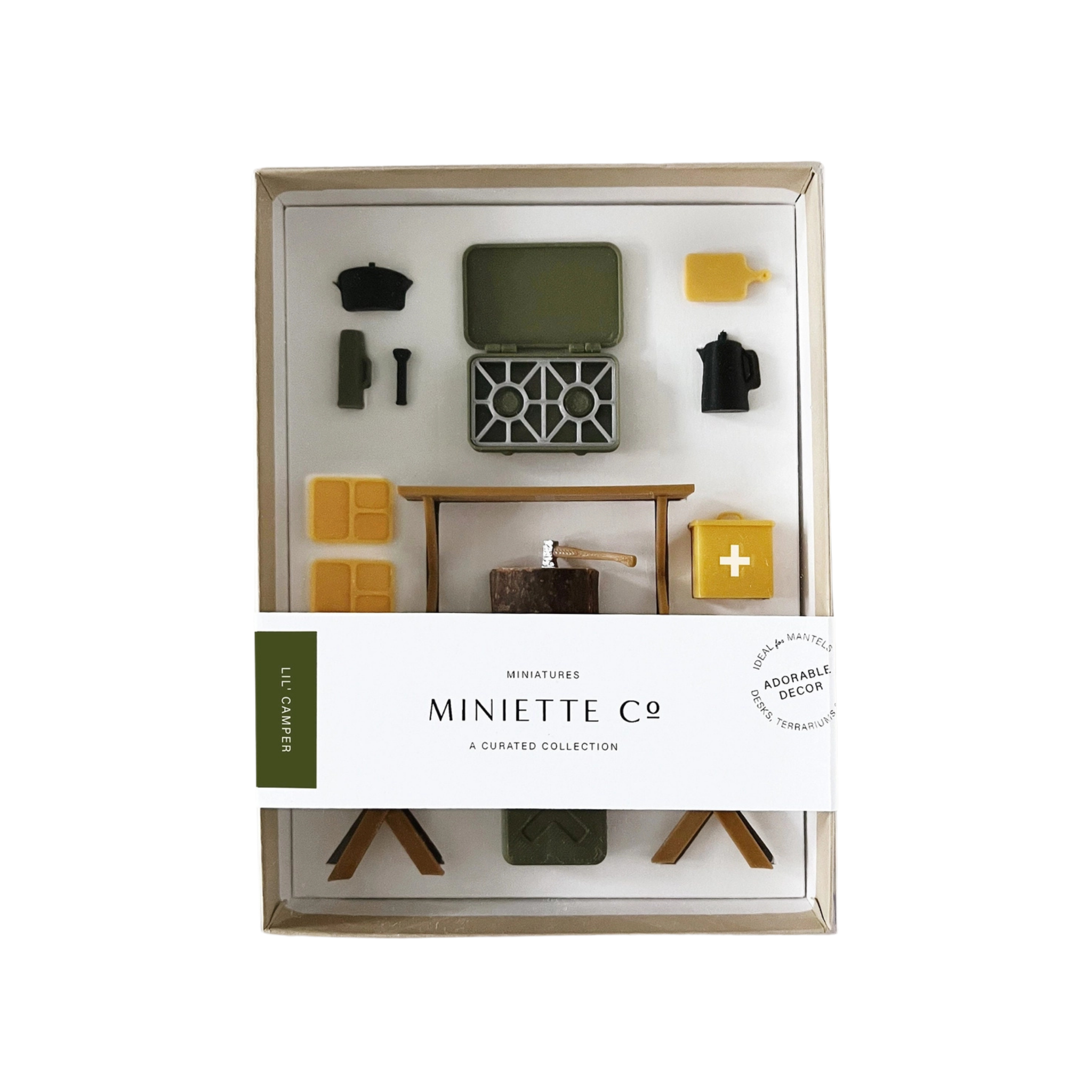 Dollhouse Miniature Camping Set