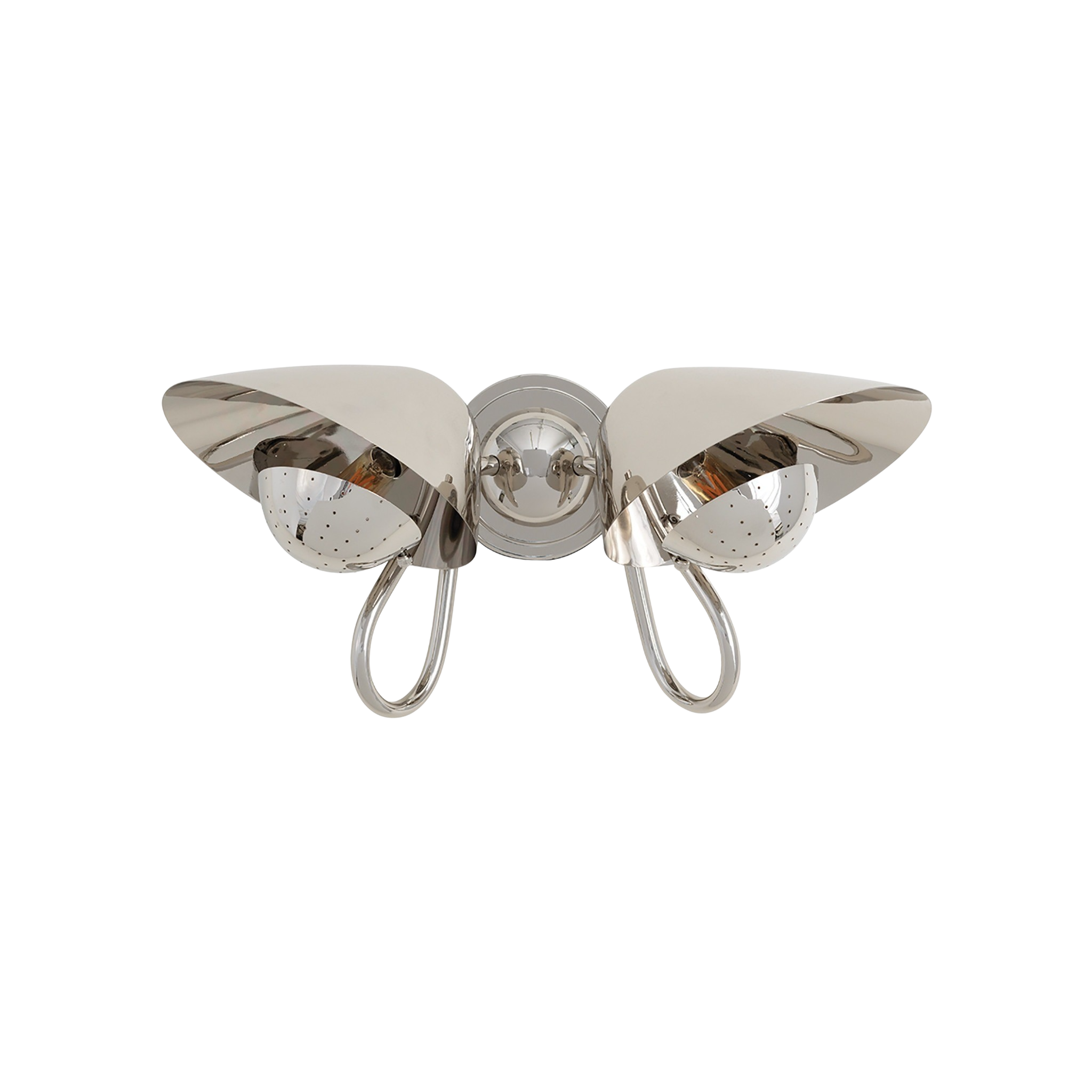 Keaton Sconce Double (Nickel)