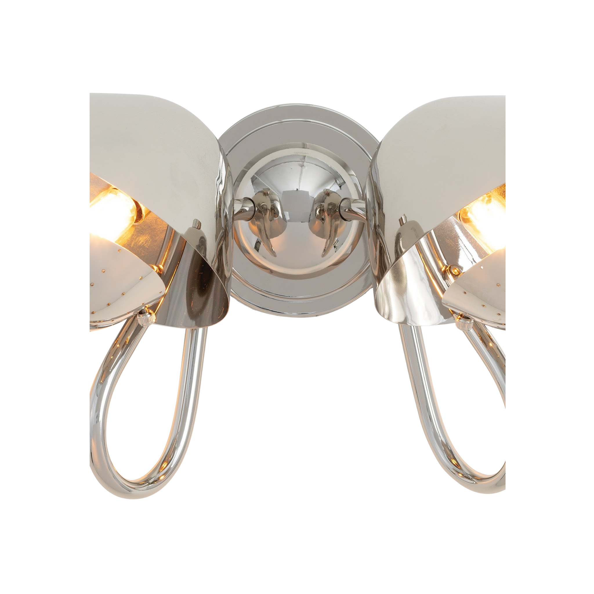 Keaton Sconce Double (Nickel)