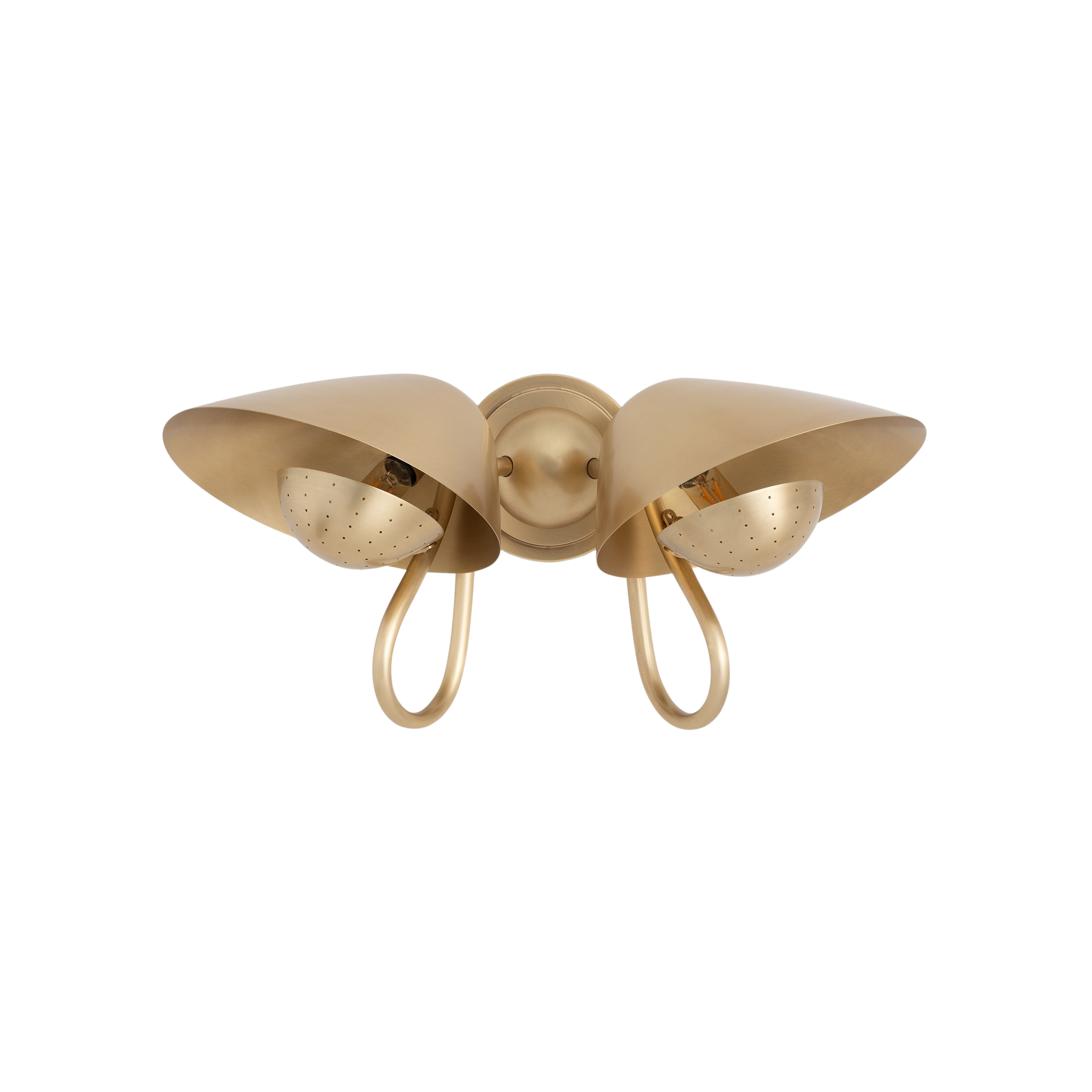 Keaton Sconce Double (Brass)