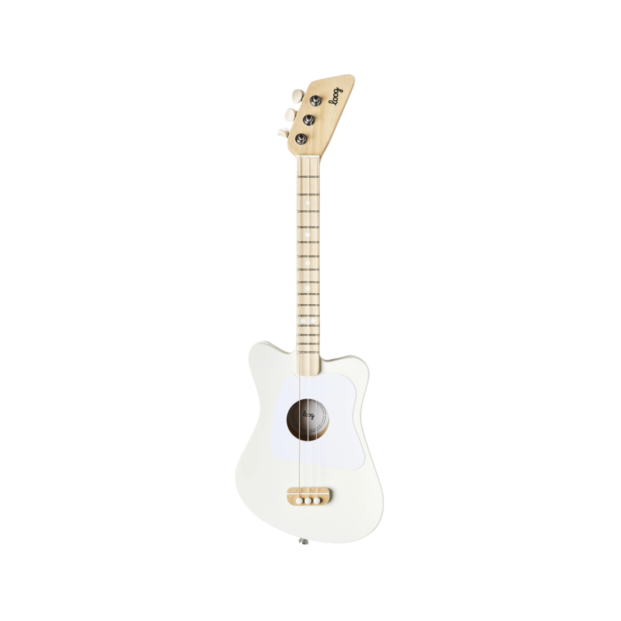 Loog Mini Acoustic Guitar (White)