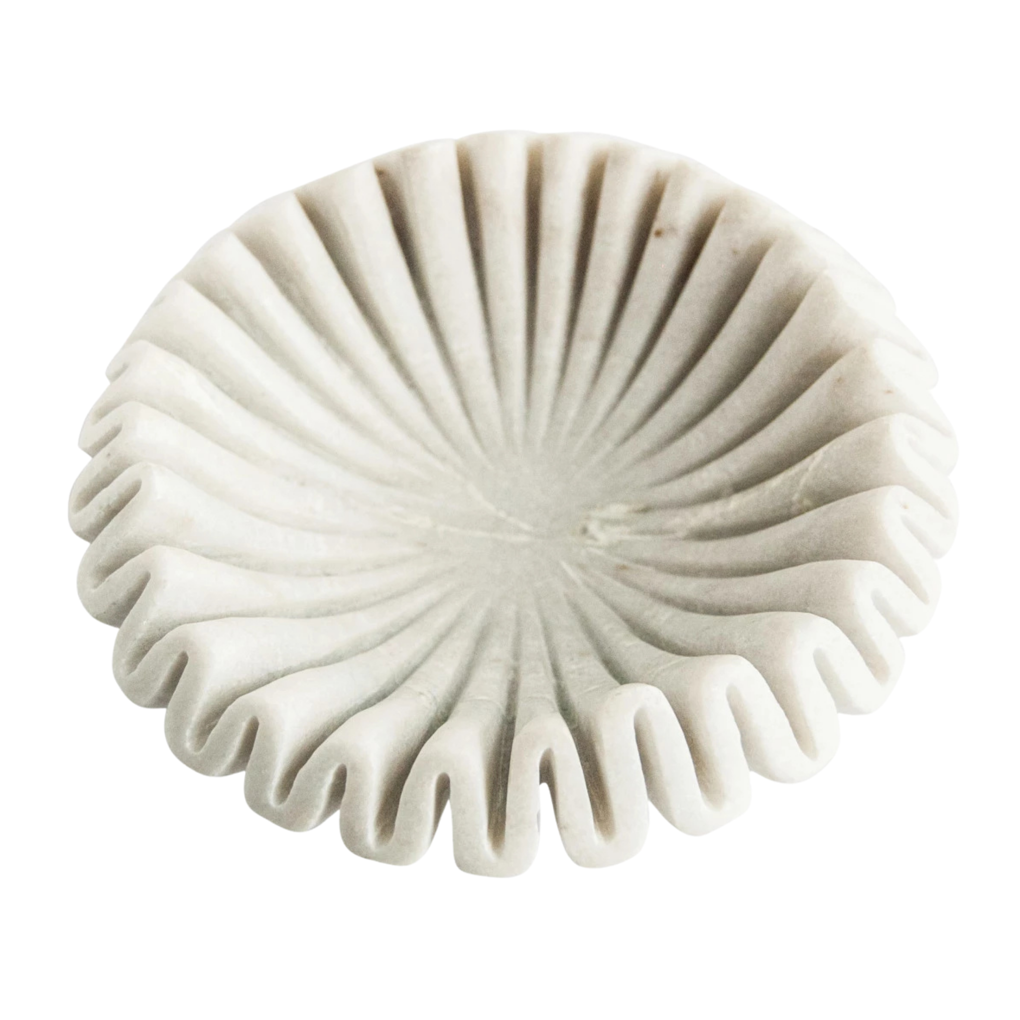 Marble Fluted Dish