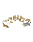 Wooden Dollhouse Furniture Set