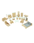 Wooden Dollhouse Furniture Set