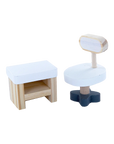 Wooden Dollhouse Furniture Set