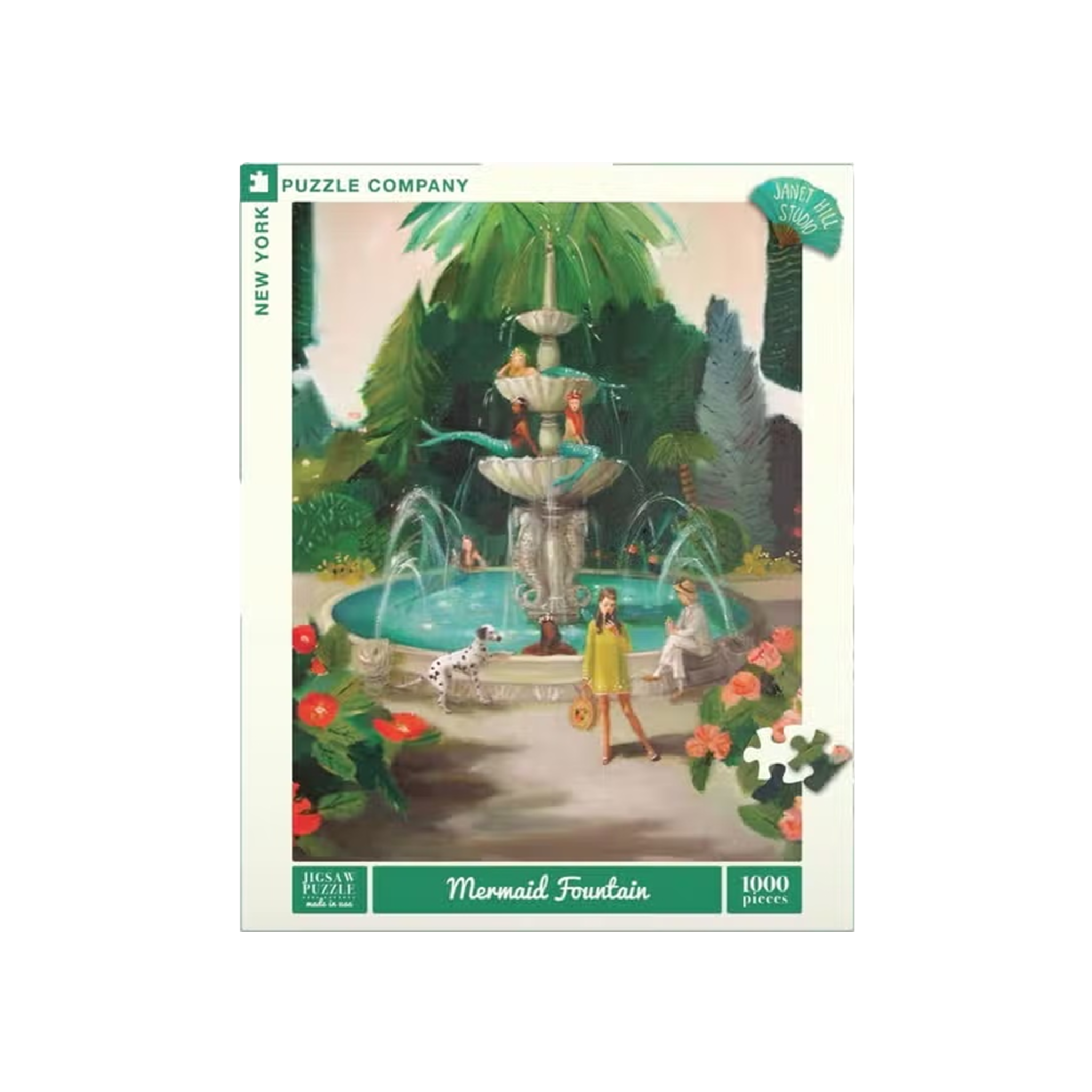 Mermaid Fountain Puzzle