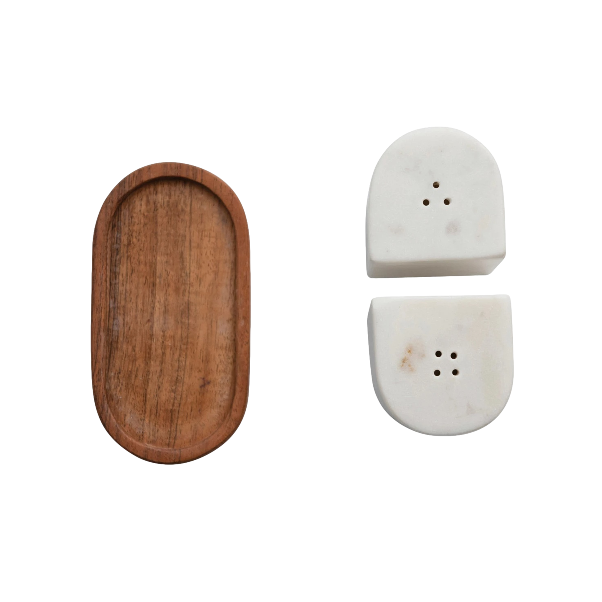Marble Salt & Pepper Shakers