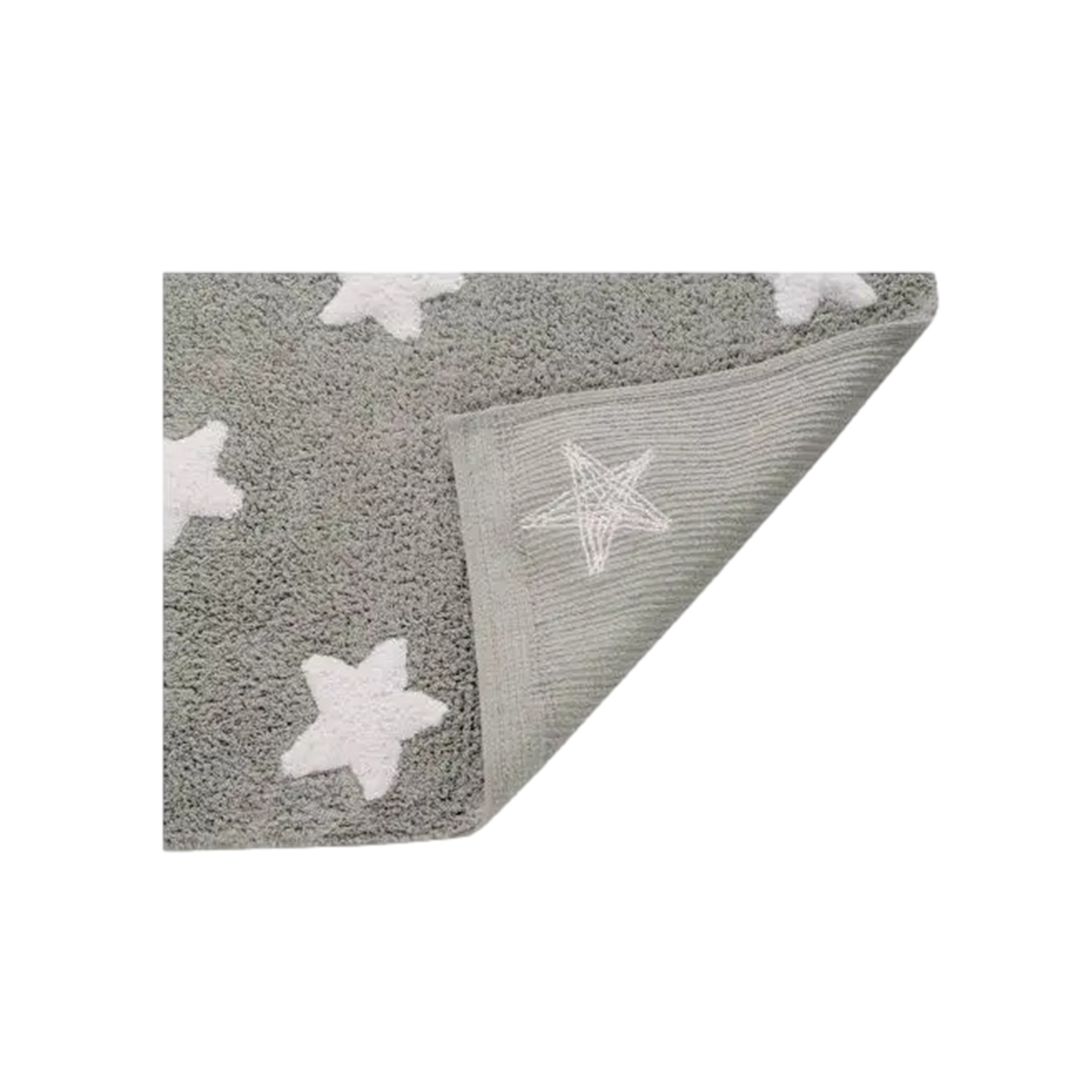 Stars Rug in Grey