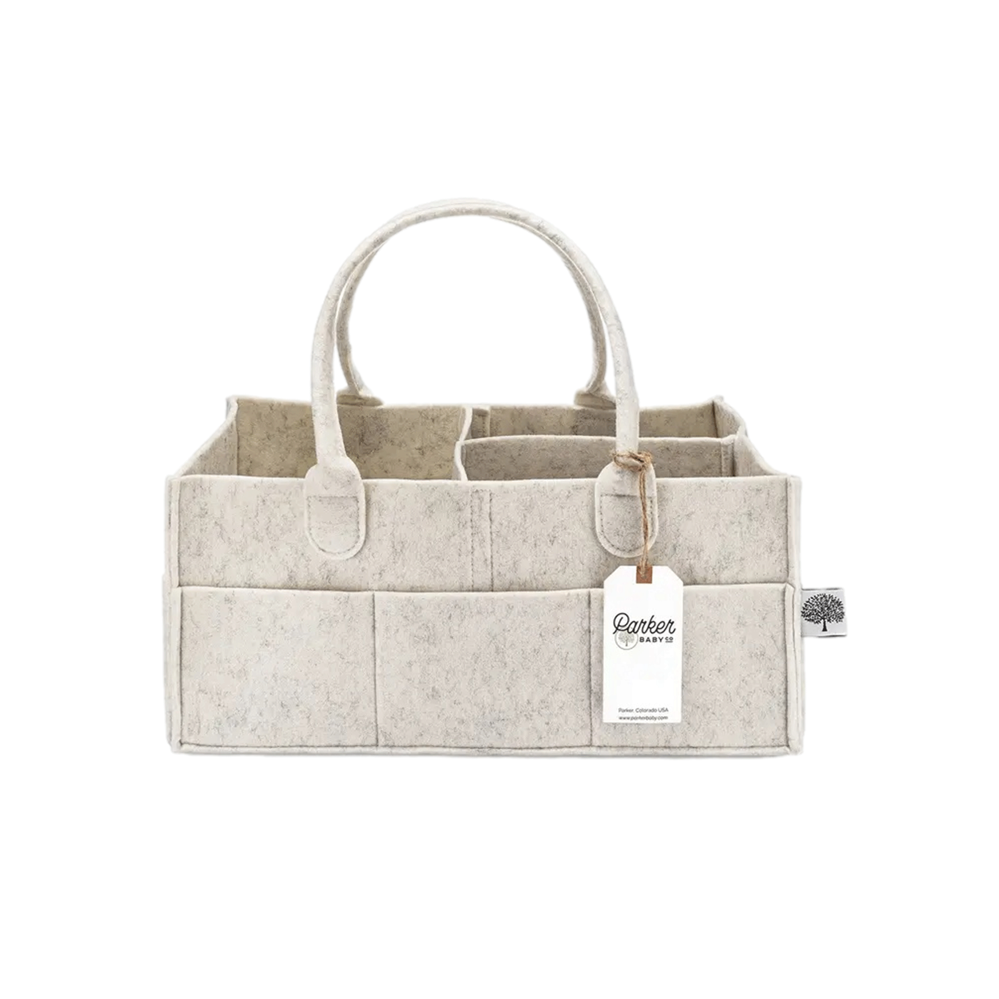 Diaper Caddy in White