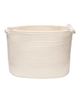 Rope Cube Storage Basket in White