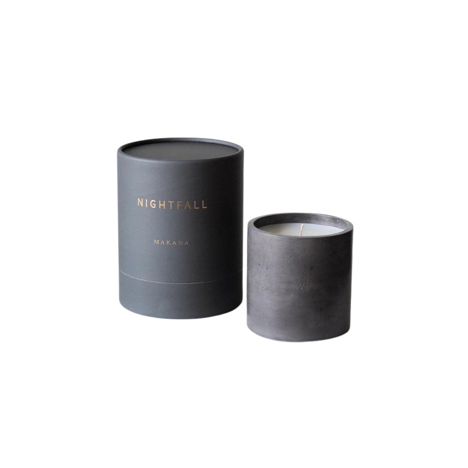 Nightfall Concrete Candle