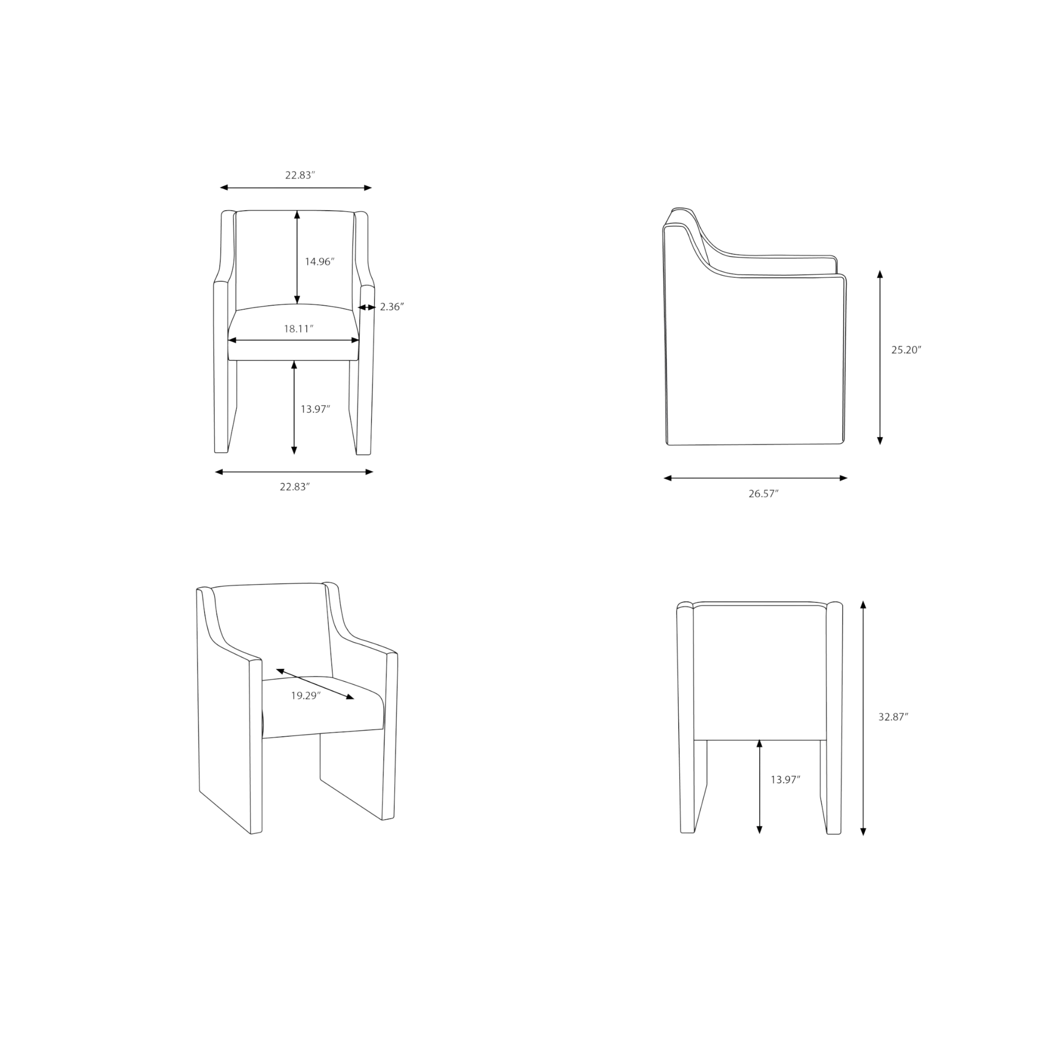 Toko Dining Chair (Camel)