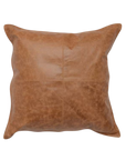 Vintage Leather Pillow (Chestnut)
