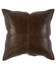 Vintage Leather Pillow (Cocoa)