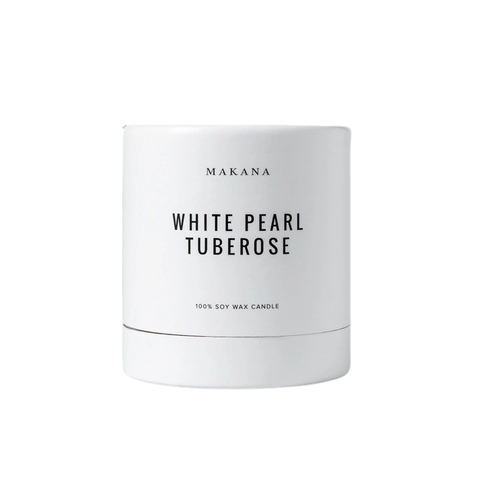 White Pearl Tuberose Candle