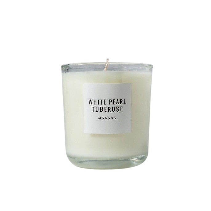 White Pearl Tuberose Candle