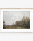 Vintage Farmhouse Painting | Landscape Barn Art Print L127: 8"x10"