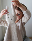 Natural Sand Bunny Lovey Blanket