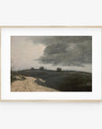 Moody Muted Landscape Art | Vintage Overcast Art Print L227: 16”x20”