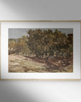 Vintage Moody Landscape Painting | Tree Art Print L114: 16”x20”