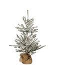 3'PRELIT WRM WHITE LED FLCK VAIL TREE