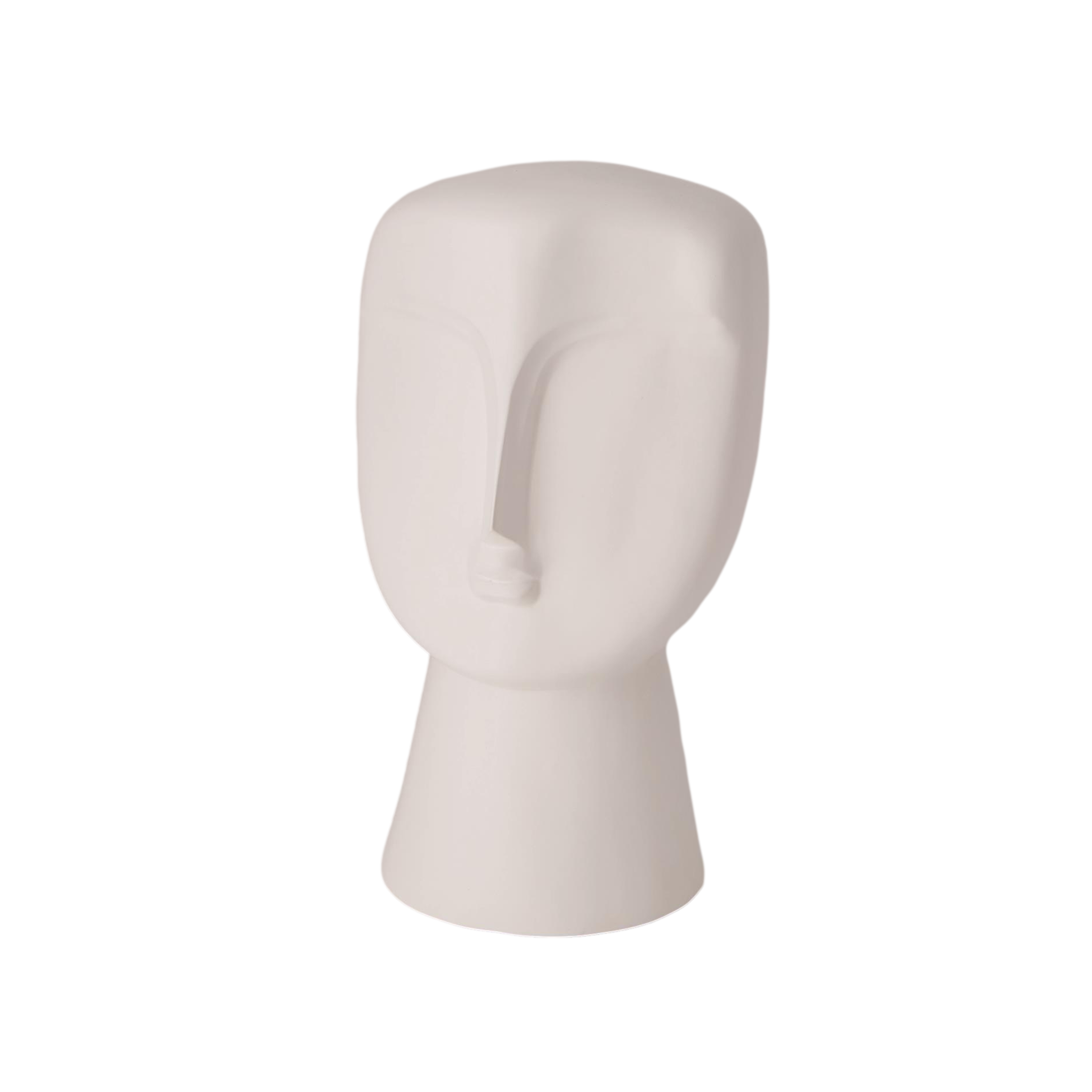 Modernist Bust, Matte White – Mayker Interiors