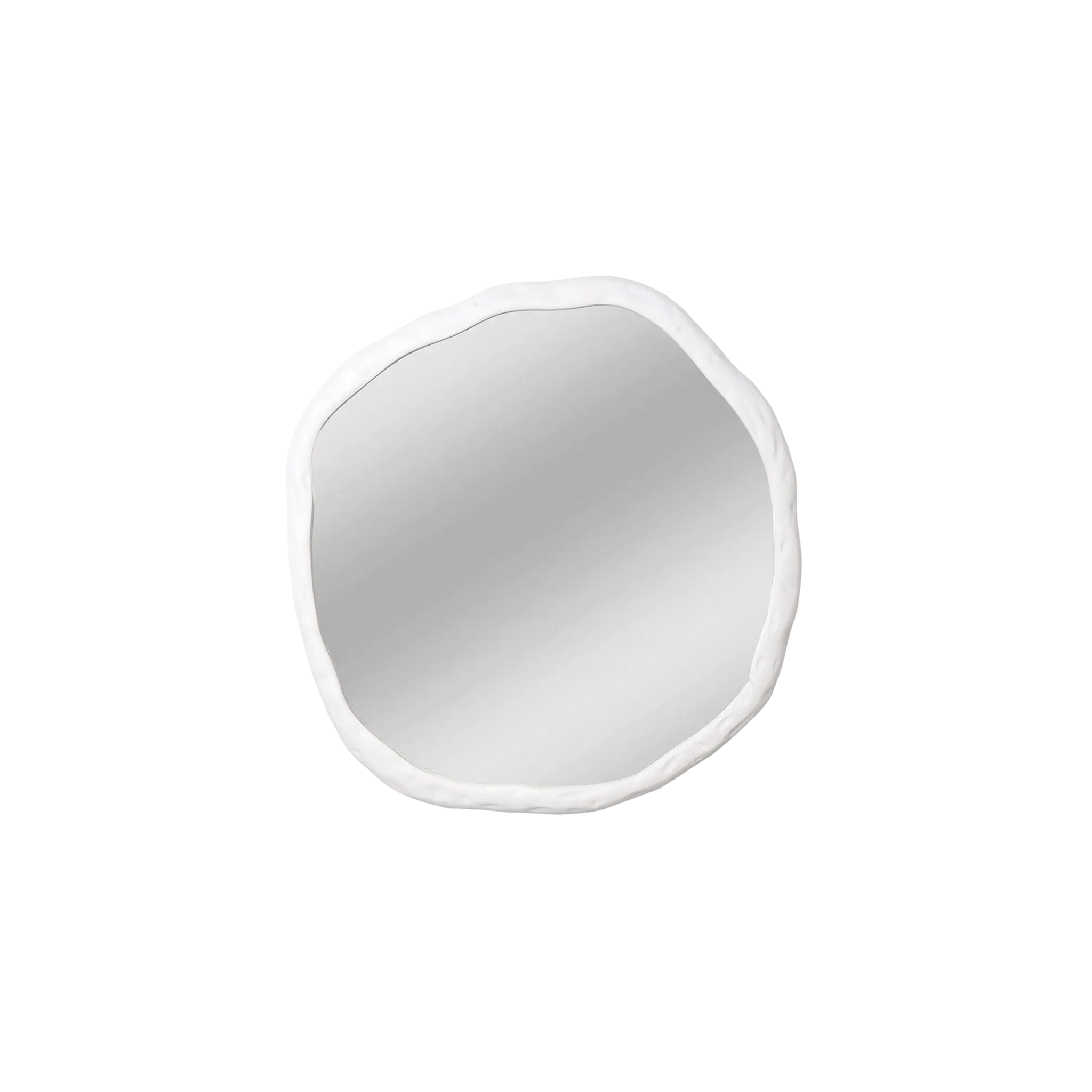 Foundry Mirror (White - Round)