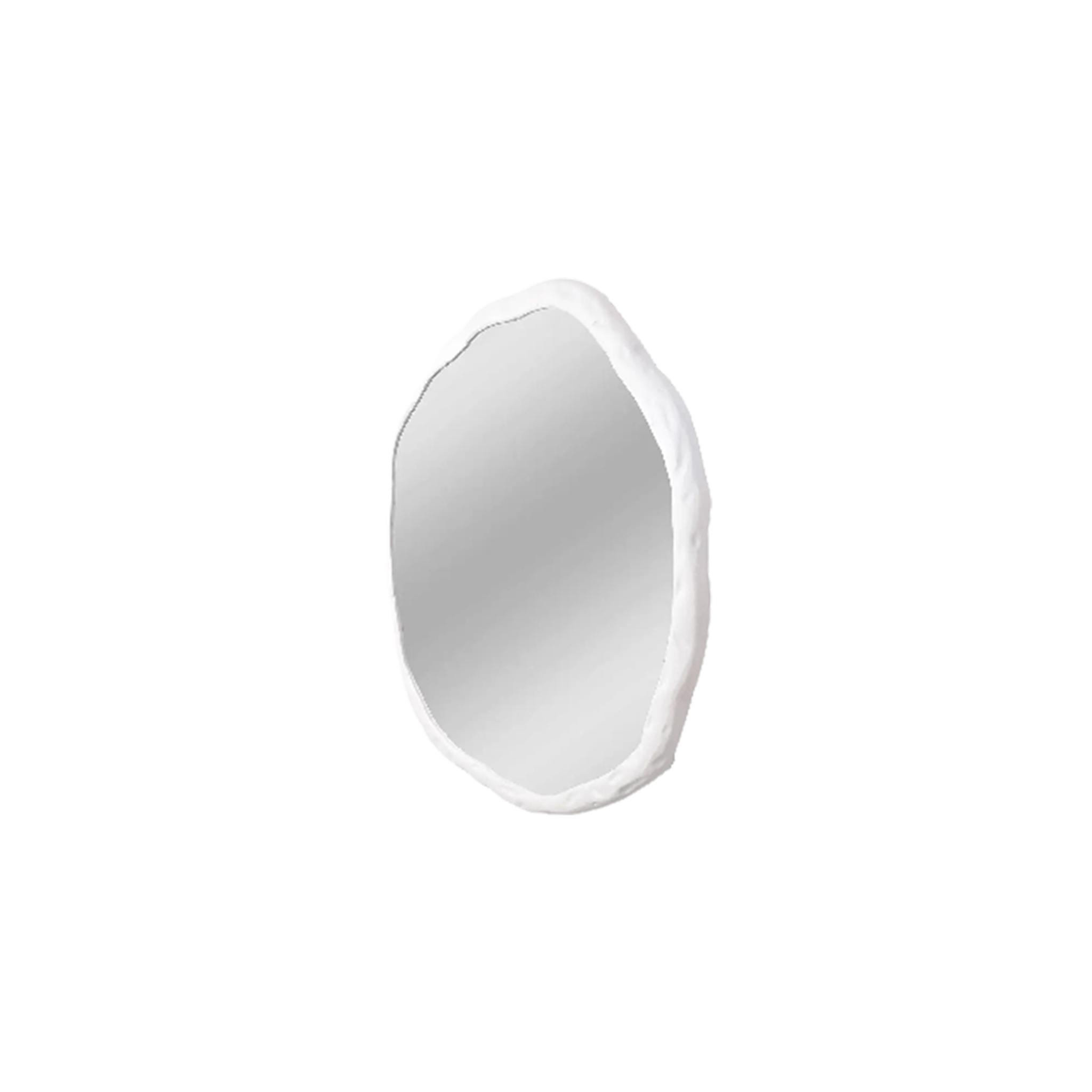 Foundry Mirror (White - Round)