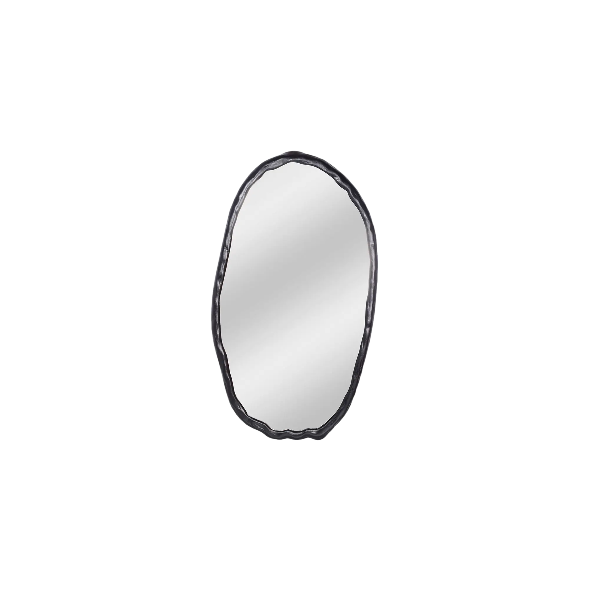 Foundry Oval Mirror (Black) Mayker Interiors