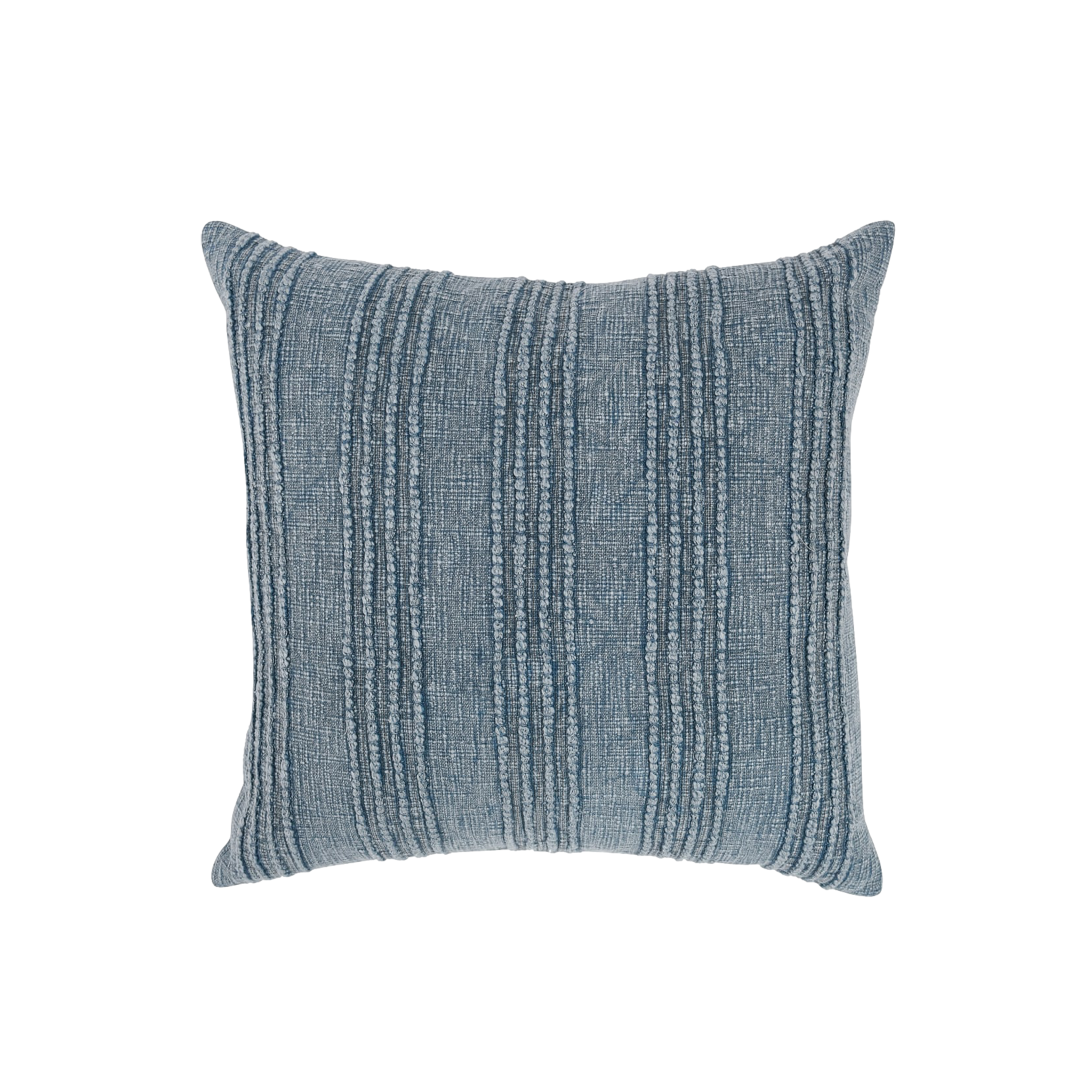 Gratitude Pillow in Sea Fog Blue