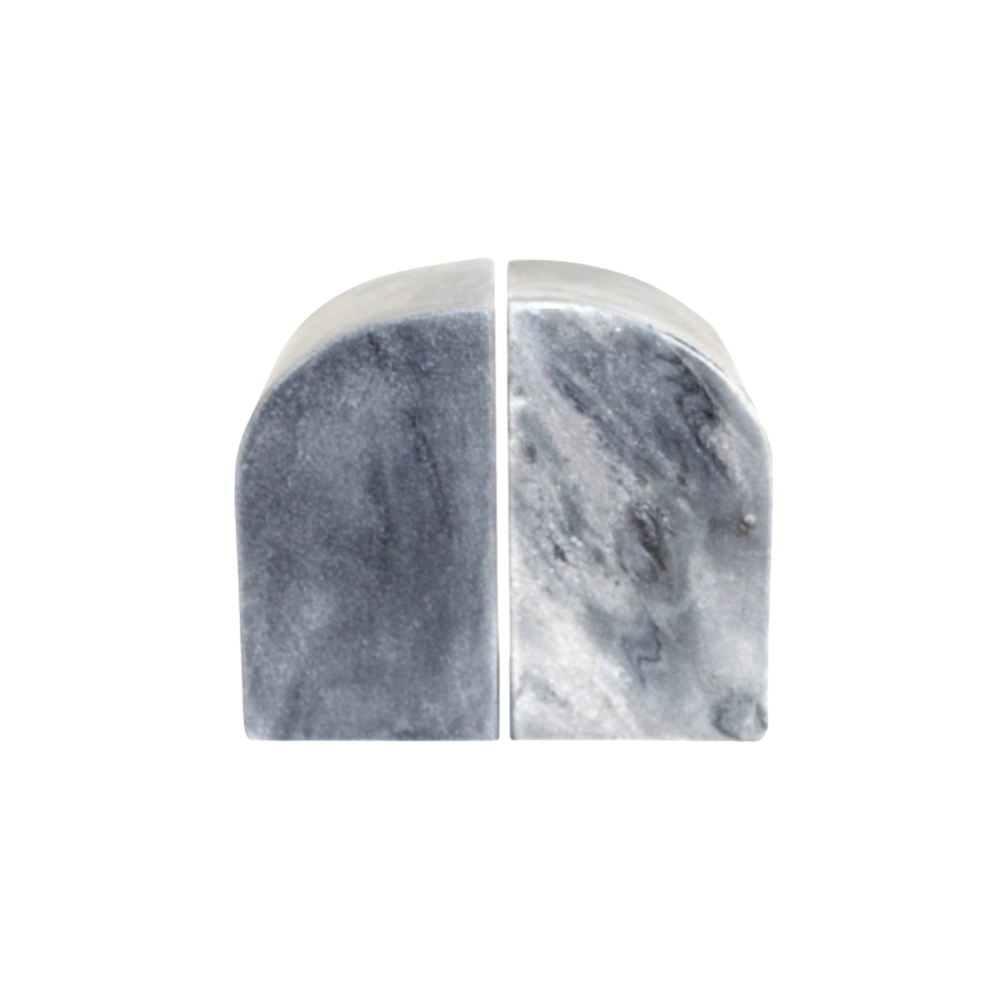 Grey Marble Bookends