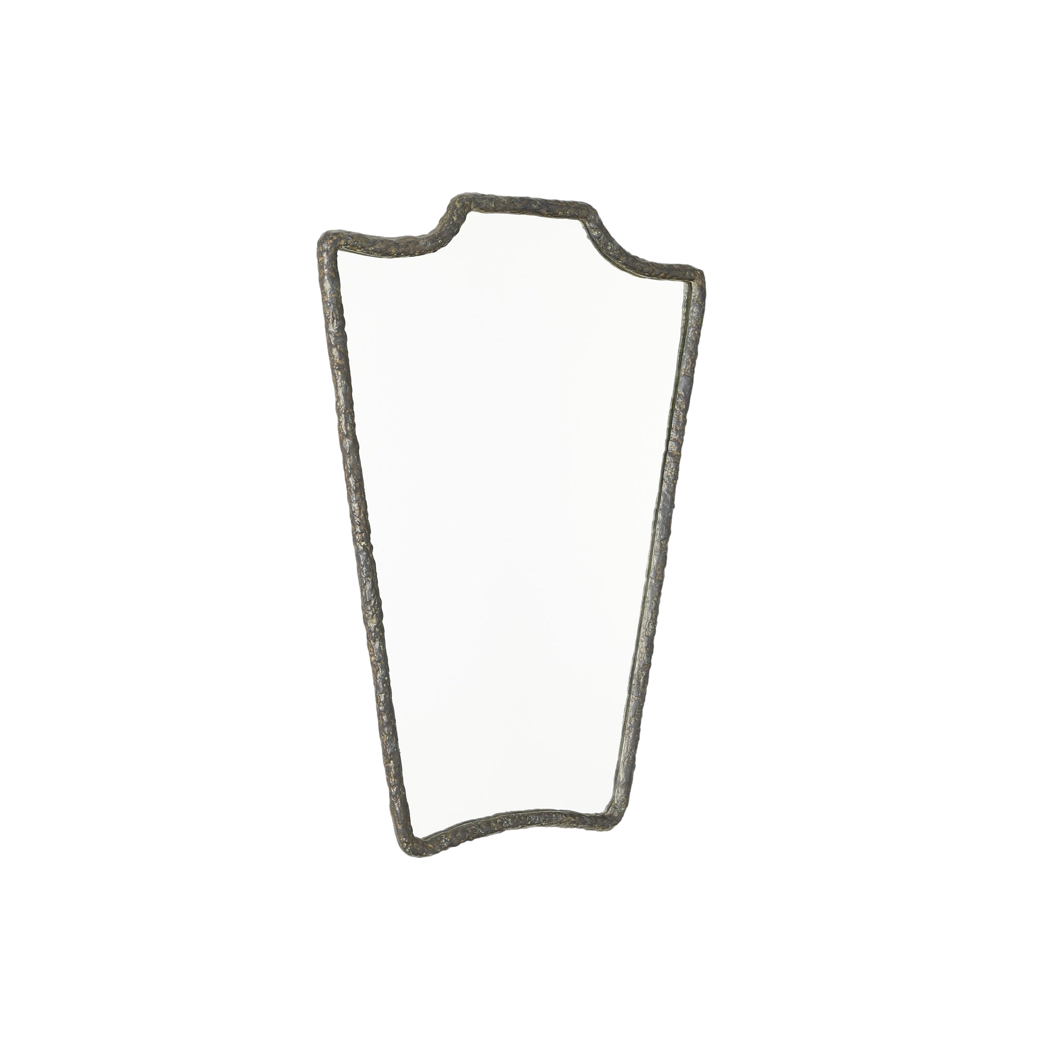 Bouclier Cast Metal Mirror