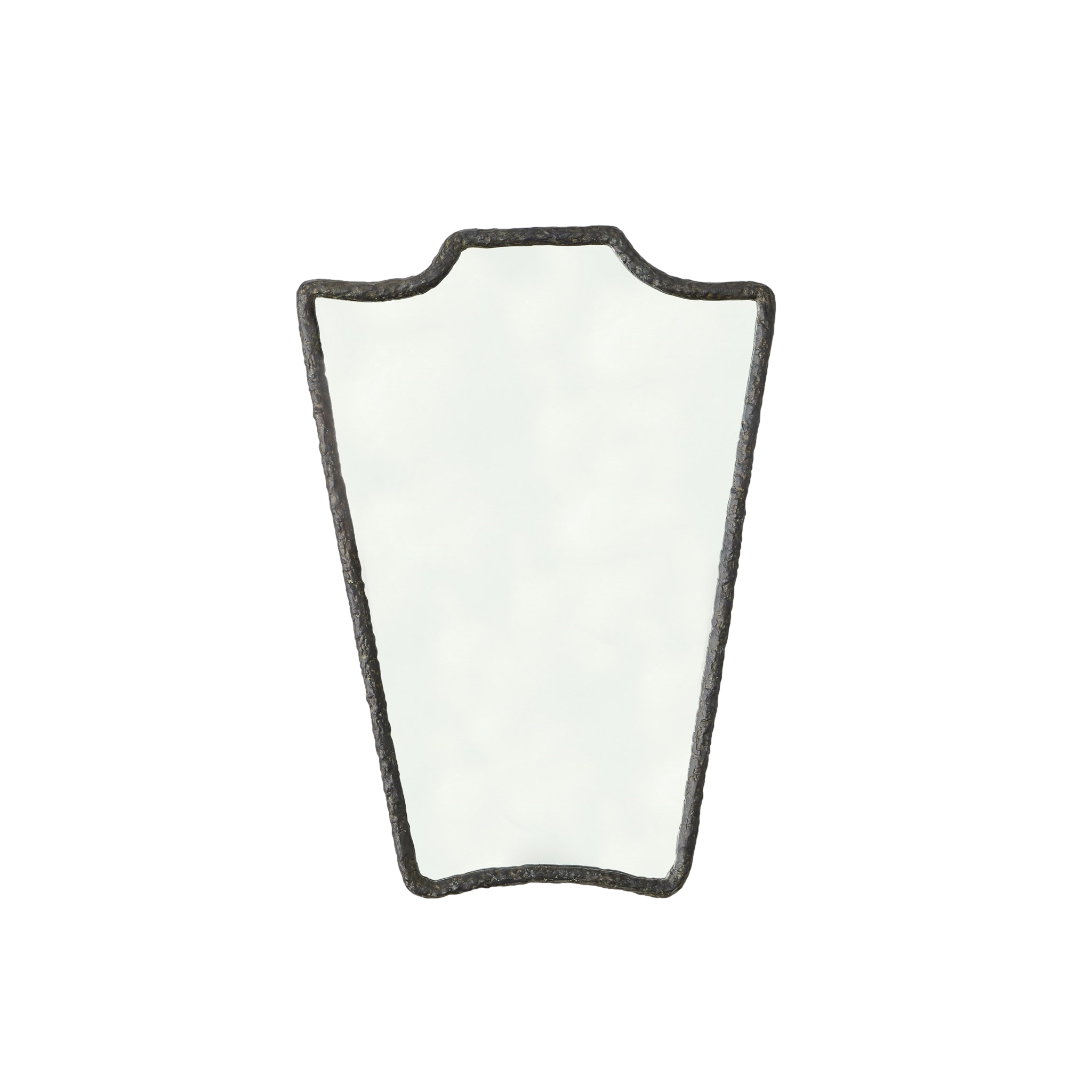 Bouclier Cast Metal Mirror