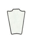 Bouclier Cast Metal Mirror