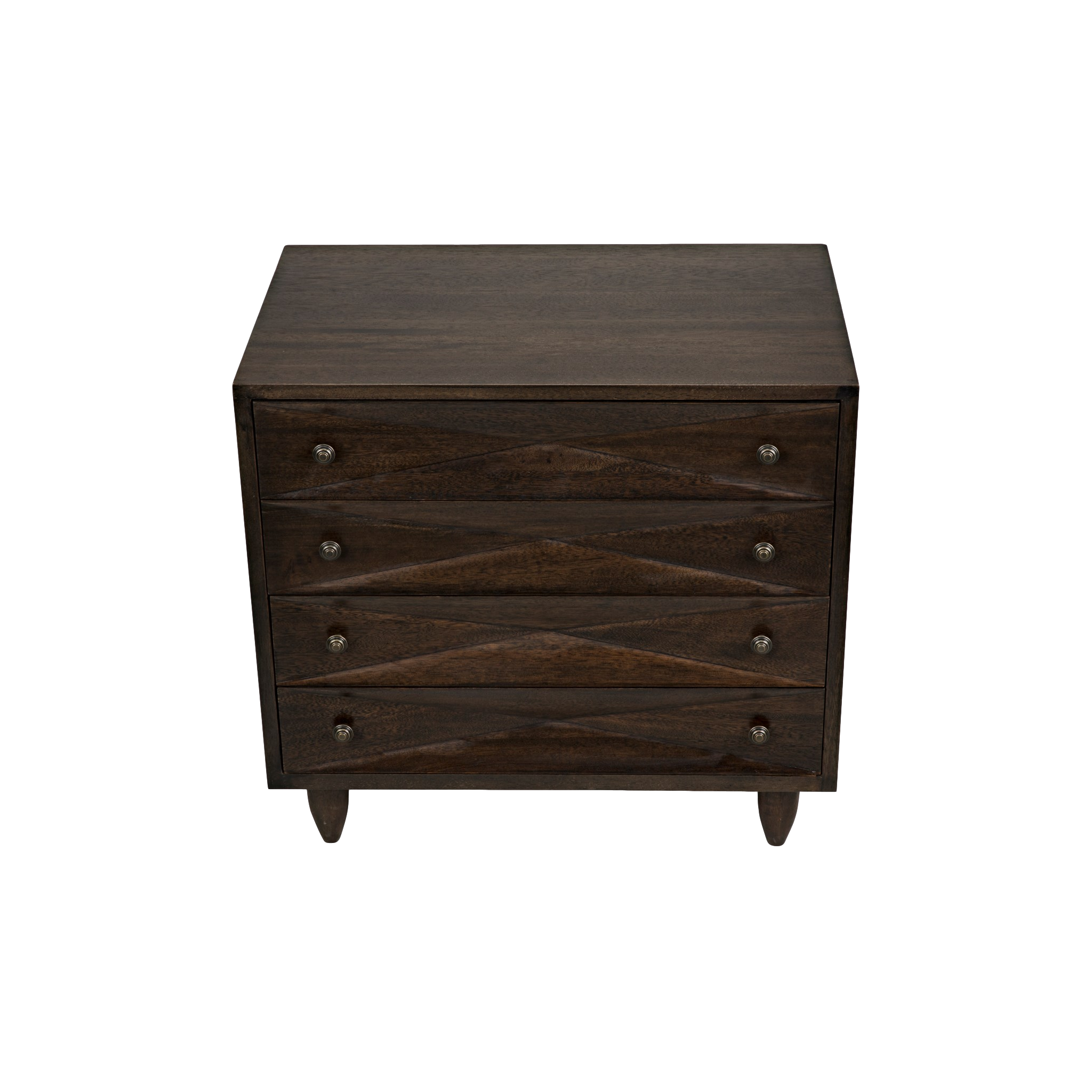 Diamond Chest in Ebony Walnut