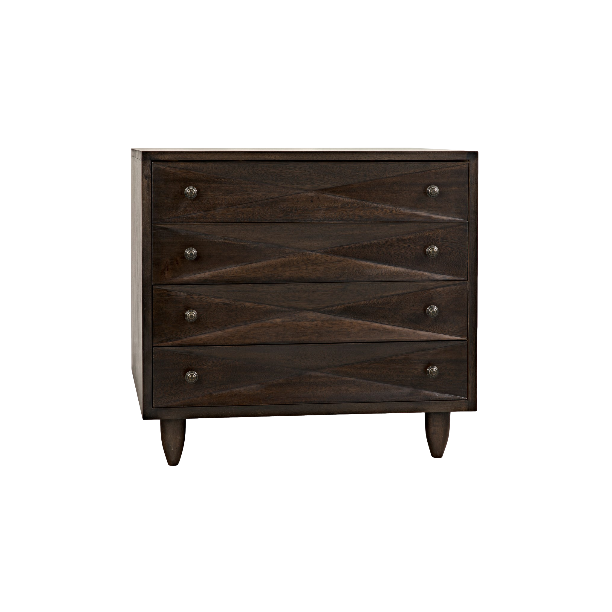 Diamond Chest in Ebony Walnut