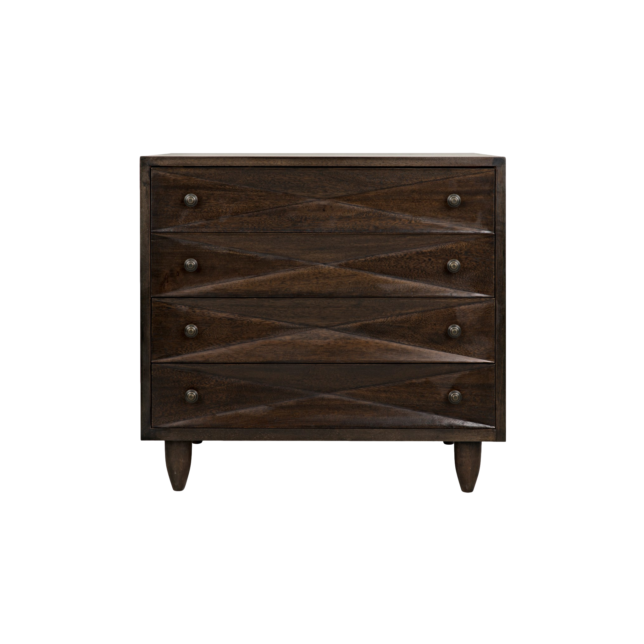 Diamond Chest in Ebony Walnut