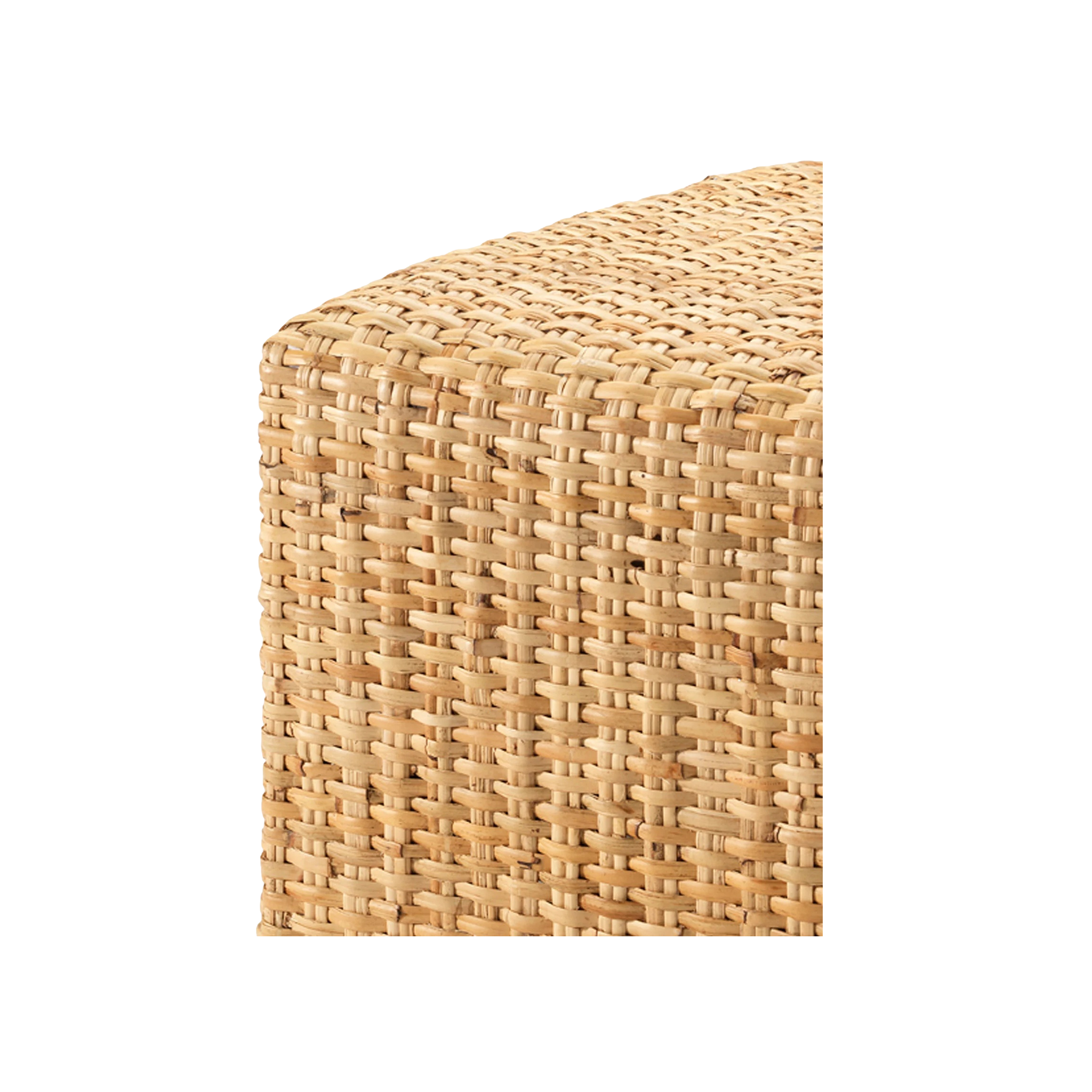 Rattan Ottoman (Natural)