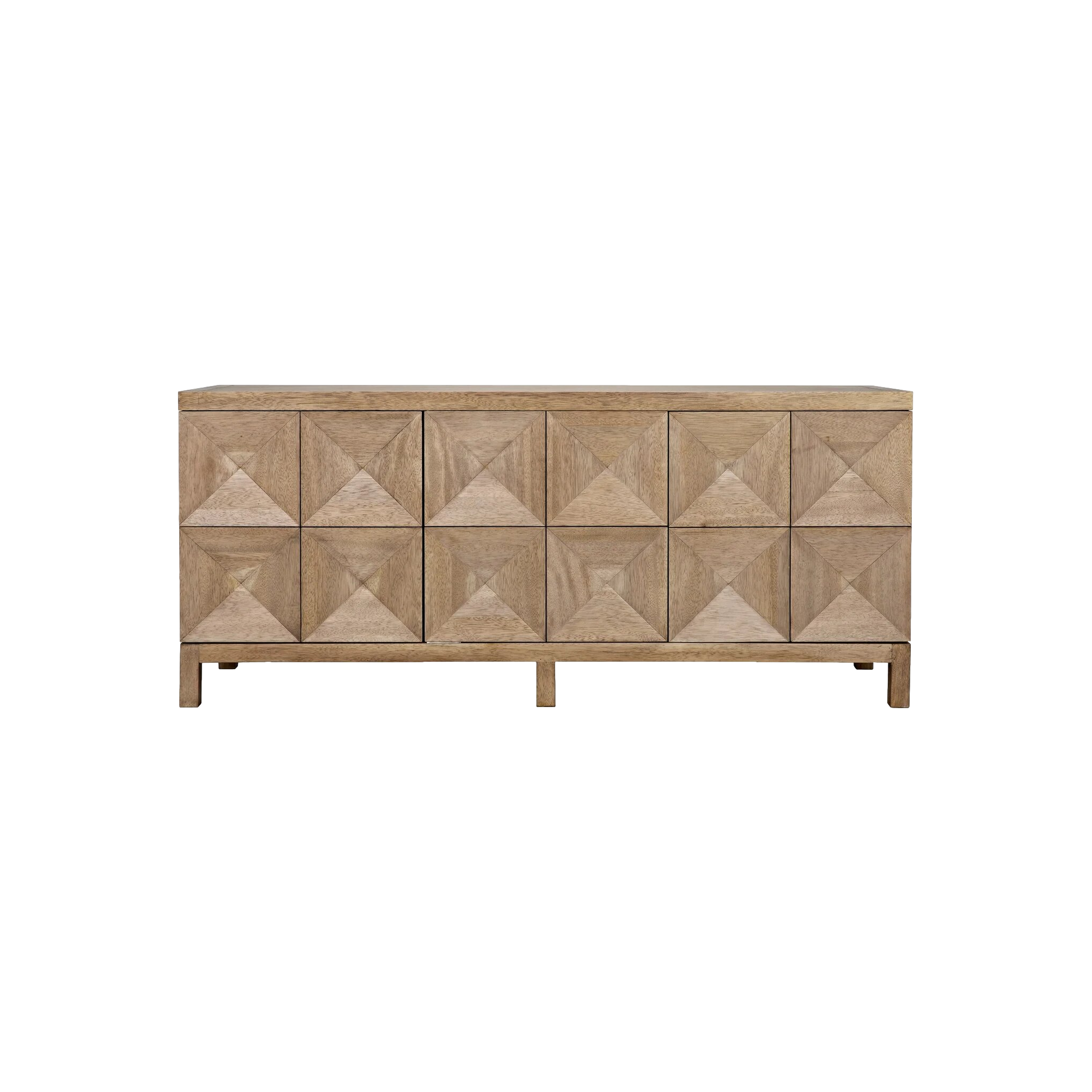 Quadrant 3-Door Sideboard-Washed Walnut