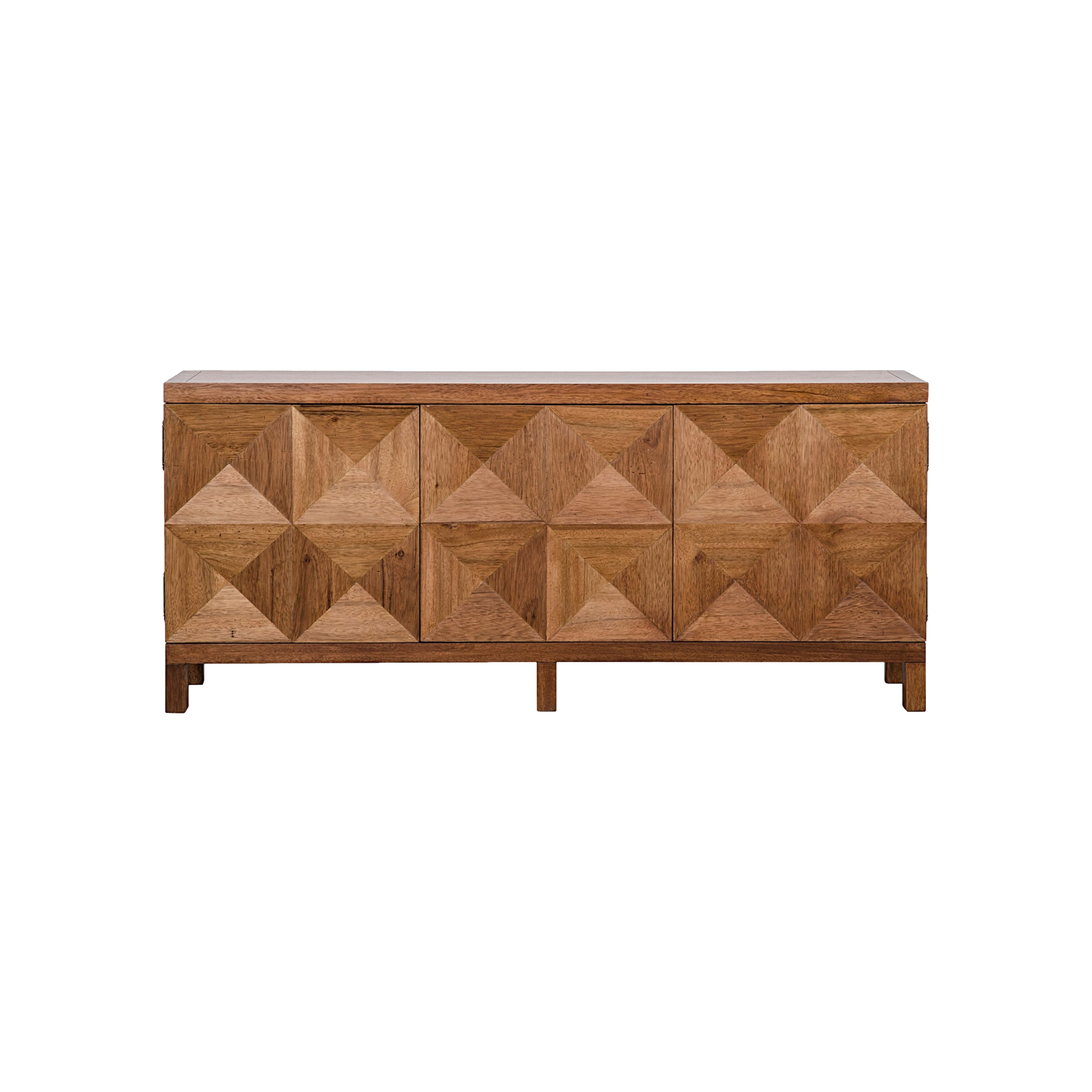 Quadrant 3-Door Sideboard-Dark Walnut – Mayker Interiors